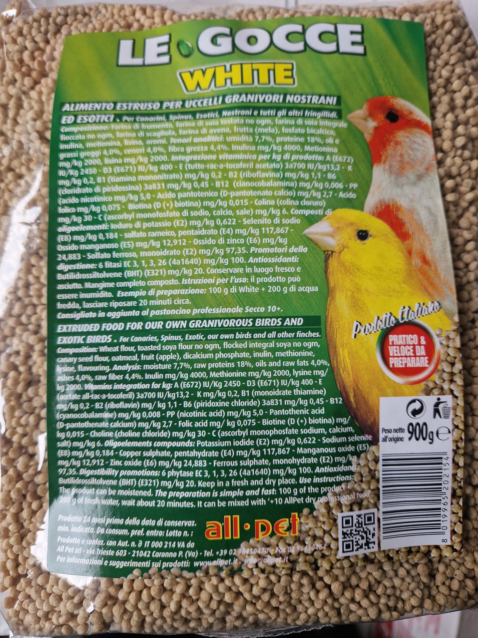 Allpet perle white 900grm